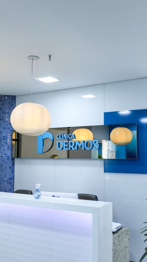 Recepção da Clínica Dermos